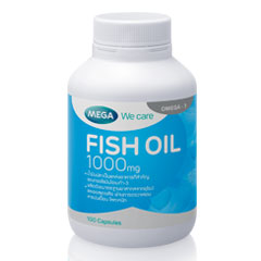 Mega We Care Fish Oil 1000 mg 200 cap (ขวดใหญ่)